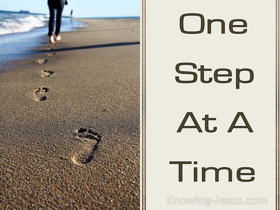 One Step At A Time (devotional)01-13 (cream)